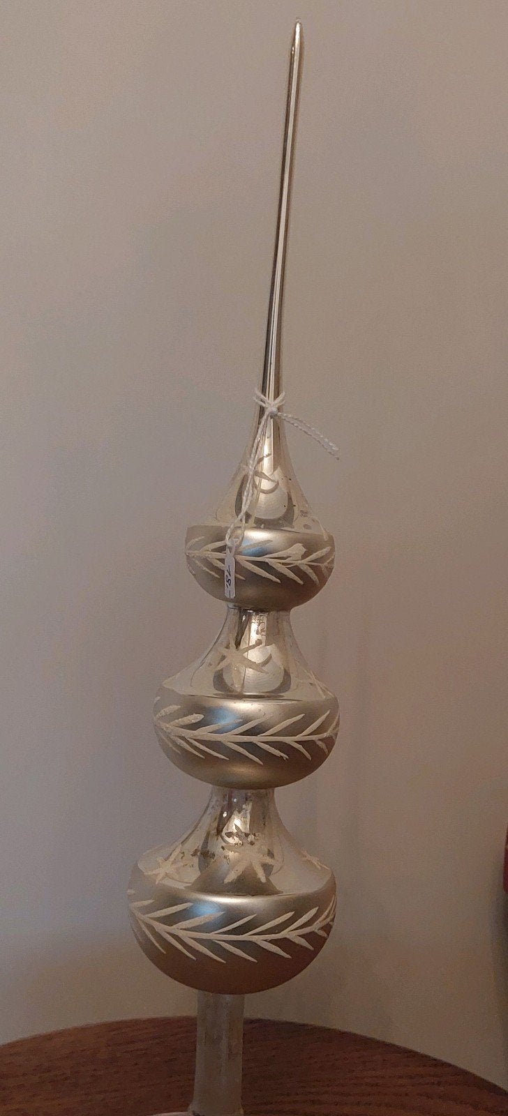 Antieke oude grote kerst piek van 36 cm, Diversen, Verzenden, Gebruikt