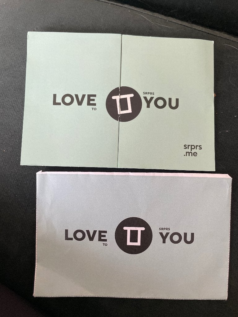 Srprsme cadeaubon, Eén persoon, Cadeaubon, Overige typen