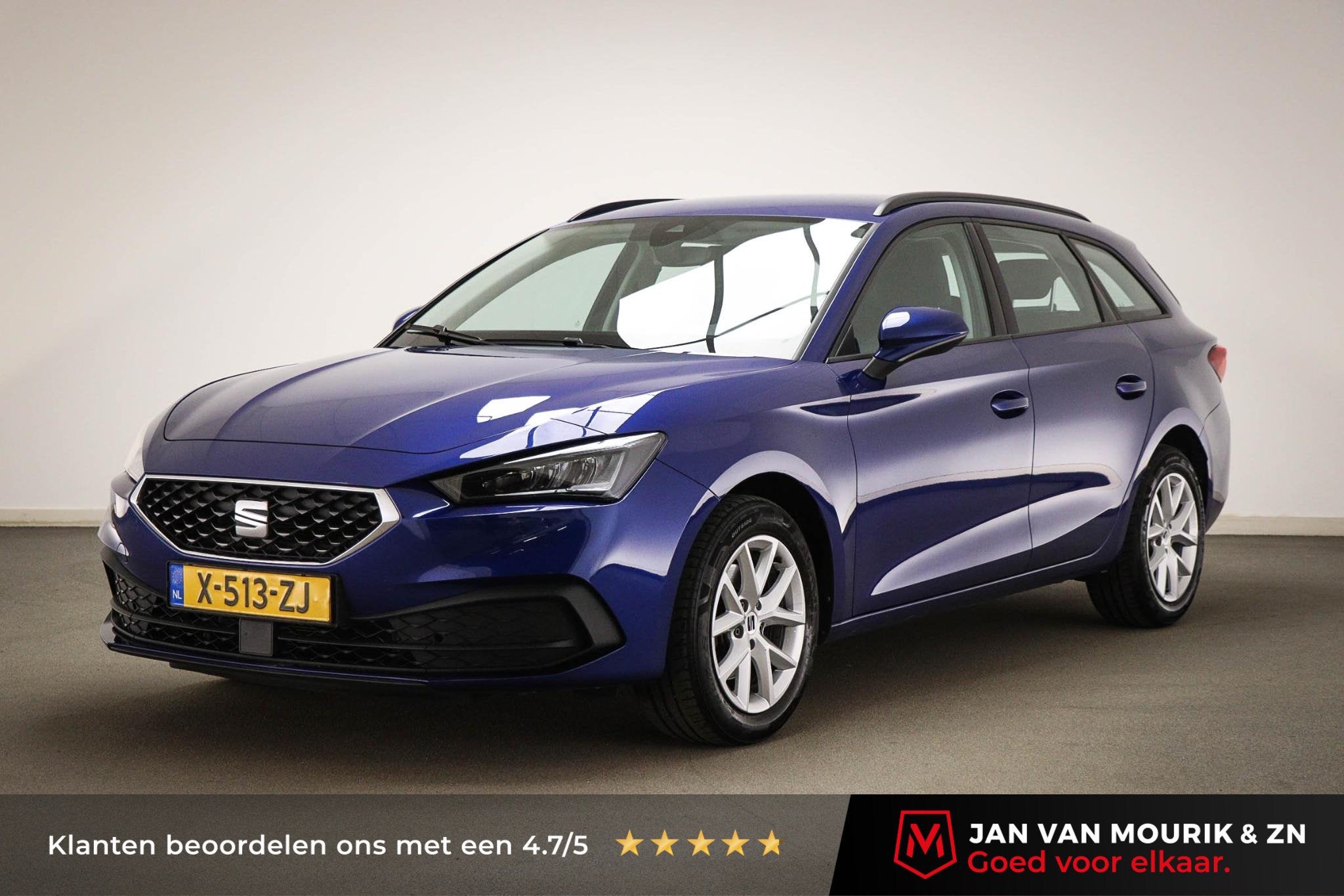 SEAT Leon Sportstourer 1.5 eTSI Style Launch Edition | LED |, Auto's, Stof, 4 cilinders, Geïmporteerd, 1310 kg