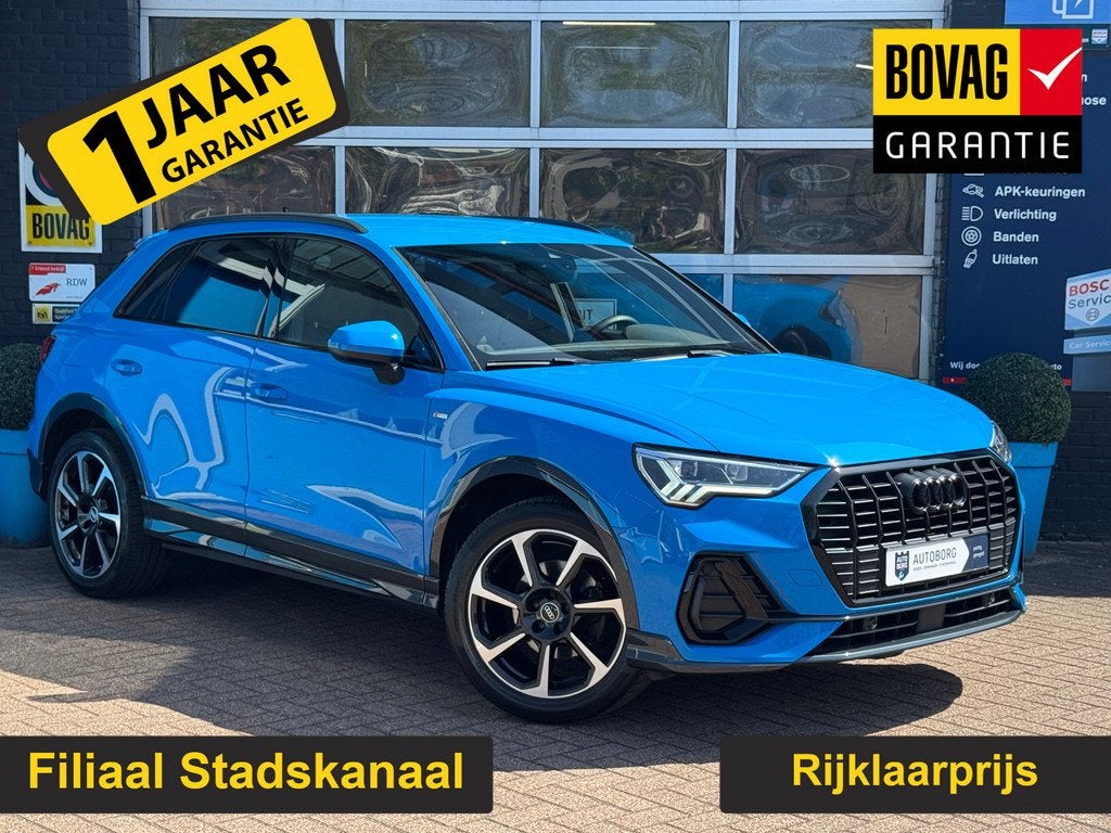 Audi Q3 35 TFSI Pro Line S, Auto's, 12 maanden, Euro 6, Blauw, Bedrijf