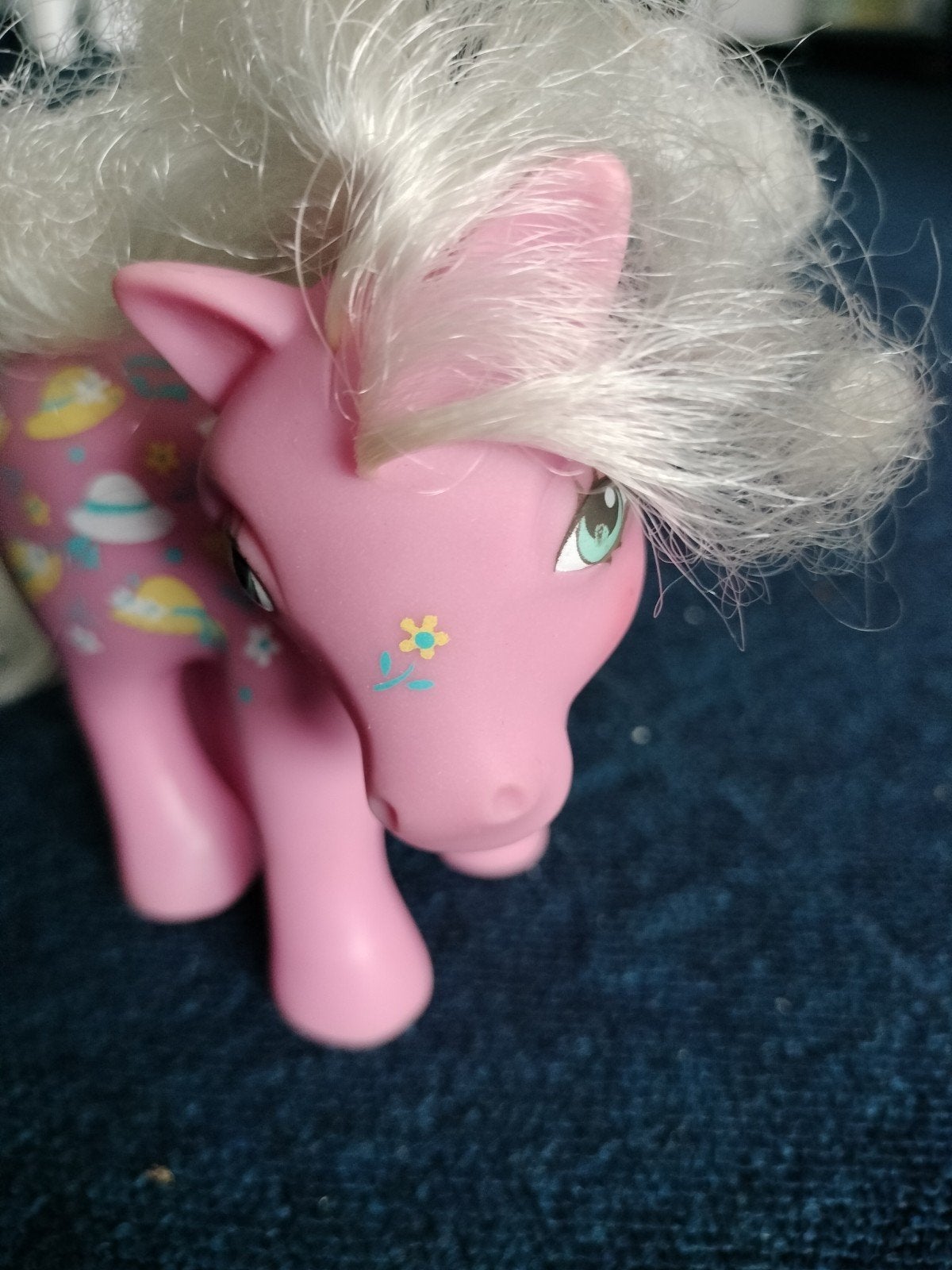 My Little Pony G1 Bonnie Bonnets Roze met hoedjes en bloemen, Kinderen en Baby's, Ophalen of Verzenden, Gebruikt, Jongen of Meisje