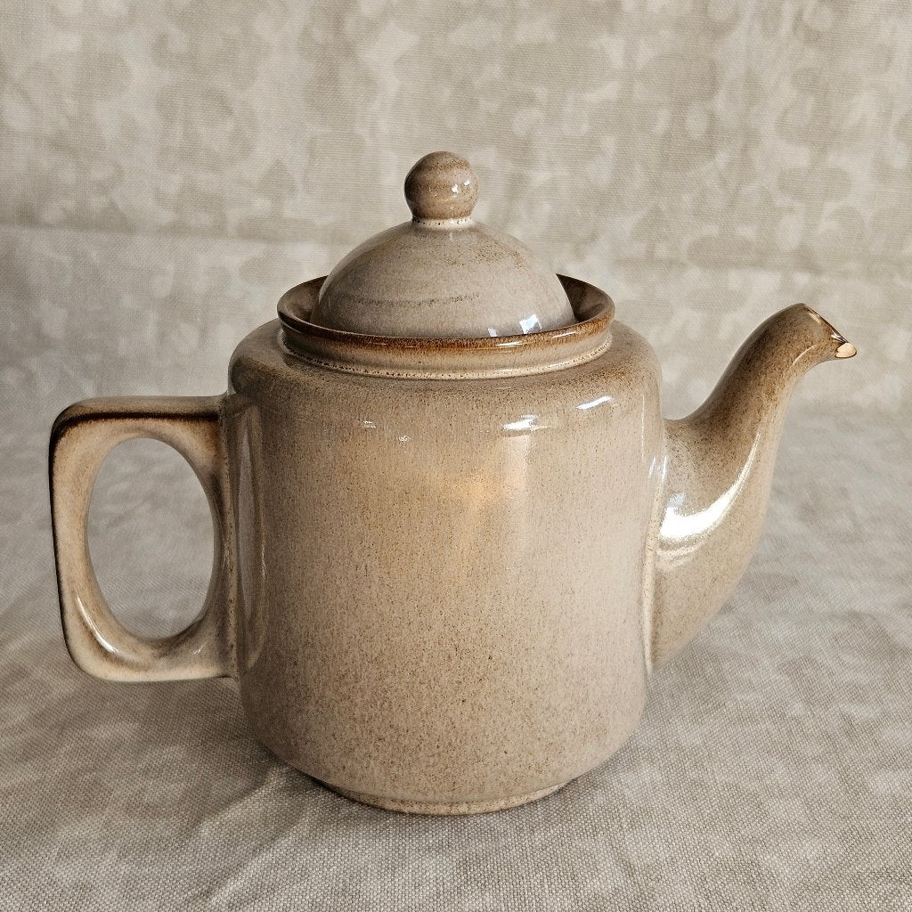 Huizen Holland Amsterdam gris theepot of koffiepotje, Gebruikt, Keramiek, Overige typen, Ophalen of Verzenden