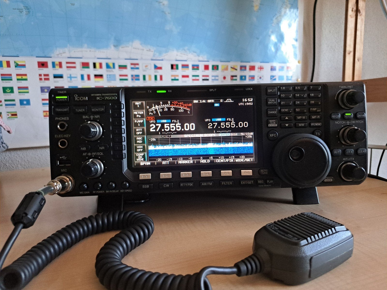 Te koop icom 7600, Telecommunicatie, Ophalen of Verzenden, Zo goed als nieuw