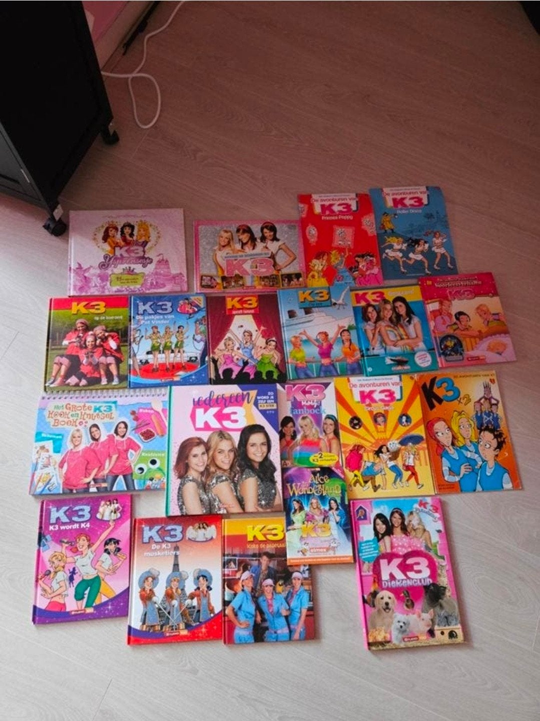 K3 boekenpakket, Ophalen