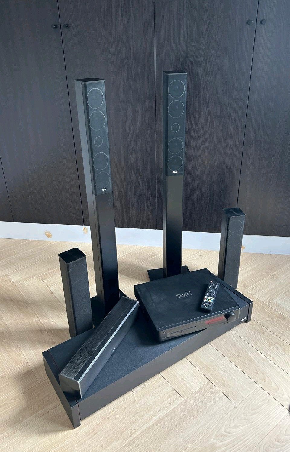 TEUFEL LT 4 IMPAQ "5.1-SET M black edition, Gebruikt, Blu-ray-speler, 70 watt of meer, 5.1-systeem