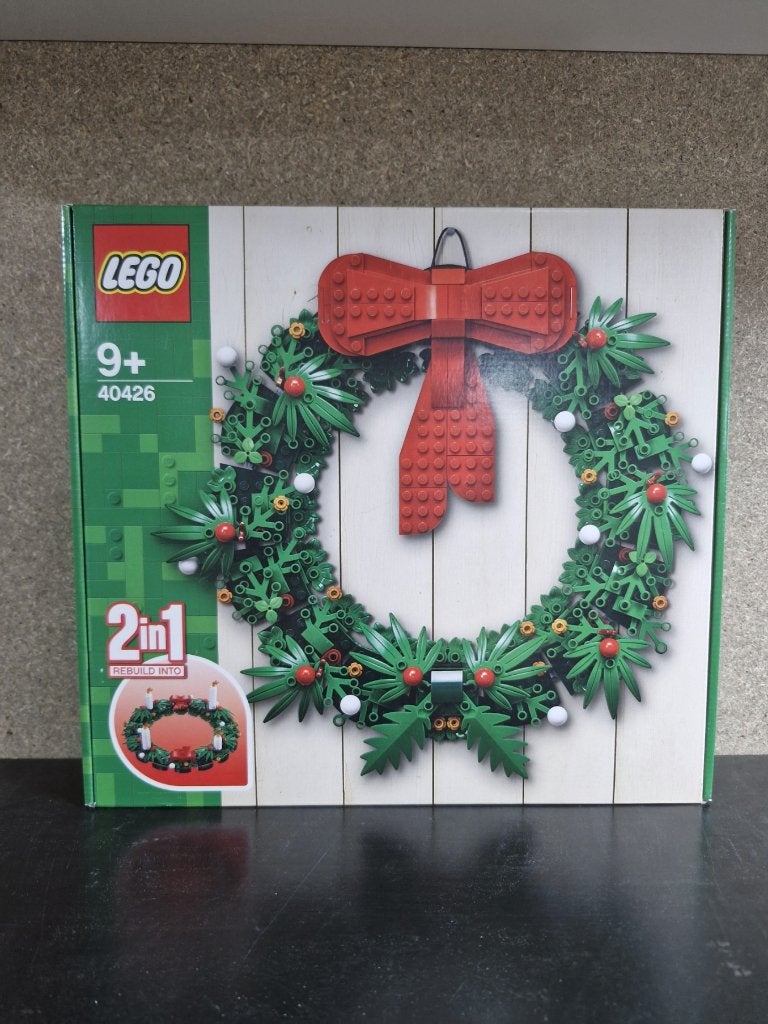 Nieuw in doos: LEGO Kerstkrans 40426 (2-in-1), Inclusief doos, Overige thema's, Lego, Nieuw