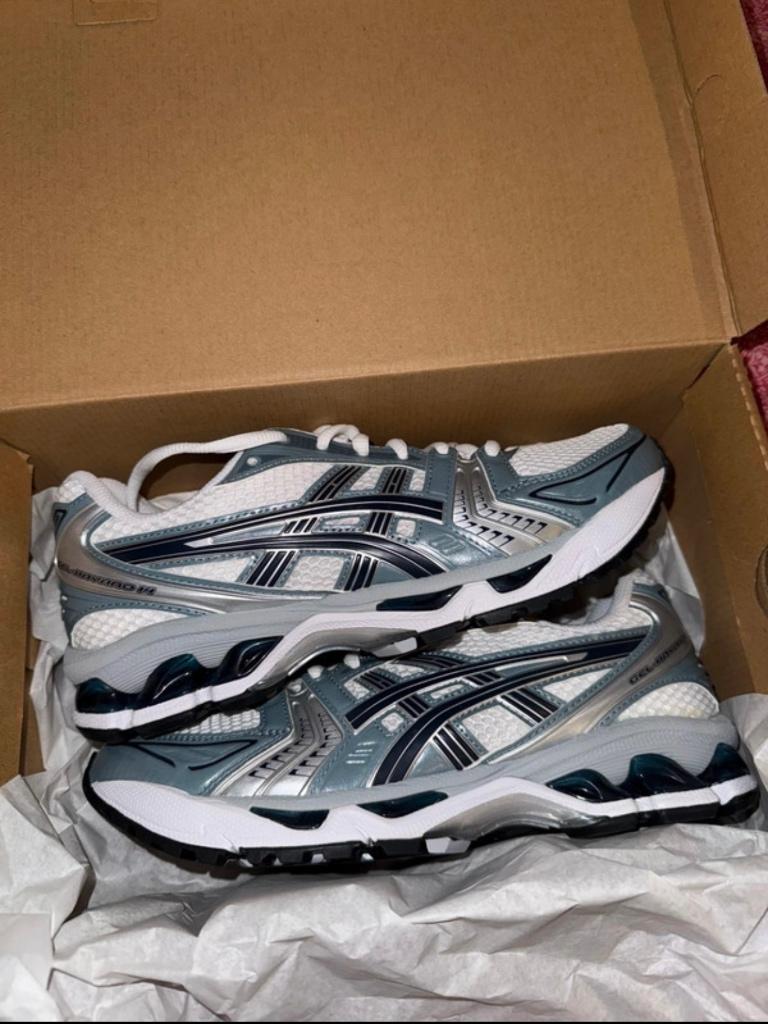Asics Gel Kayano-14 fjord grey, Overige kleuren, Sportschoenen, Nieuw, Ophalen of Verzenden