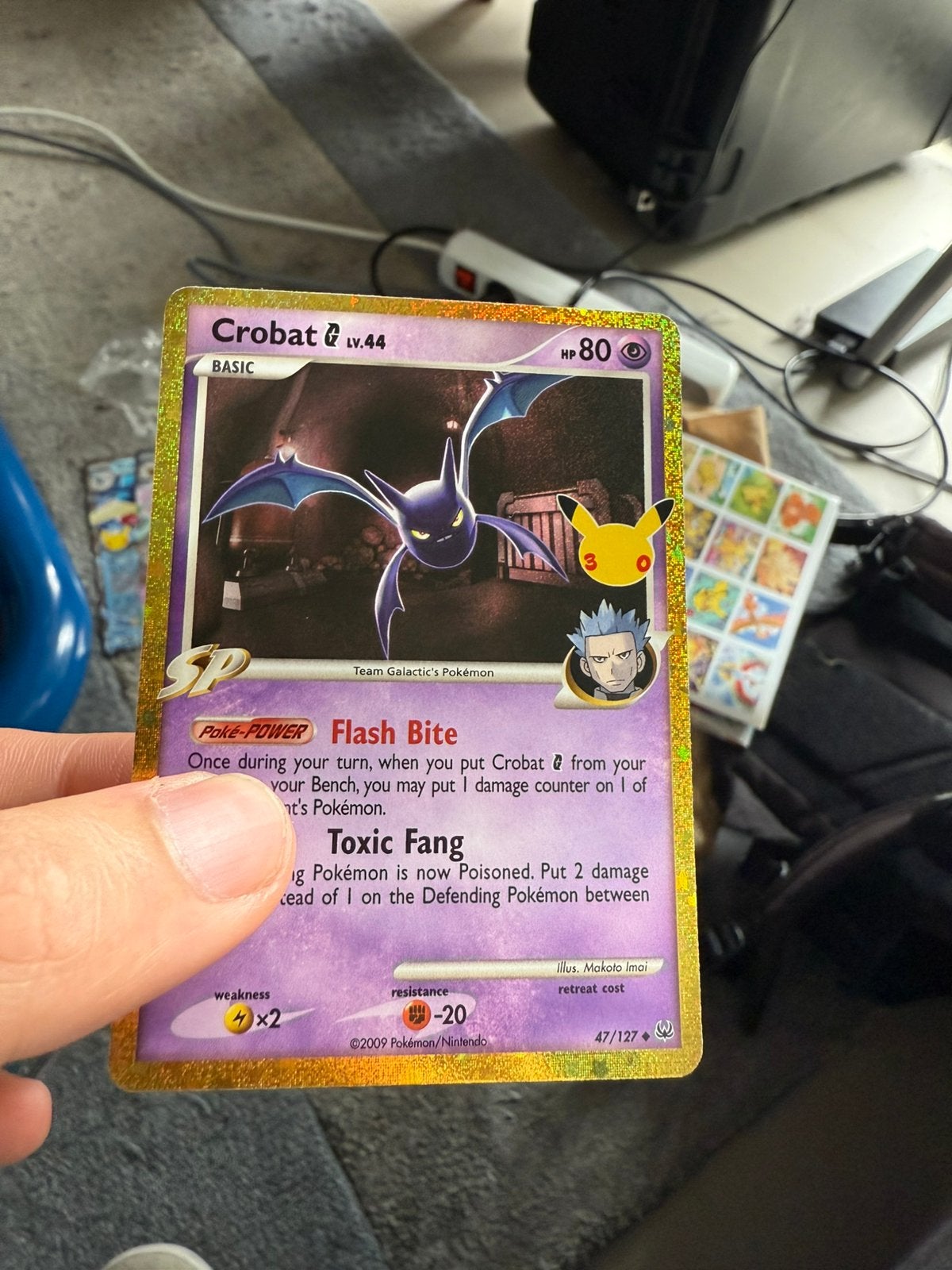Crobat [G] Lv.44 (30C PL 47) pokemon 30th celebration, Ophalen of Verzenden, Zo goed als nieuw
