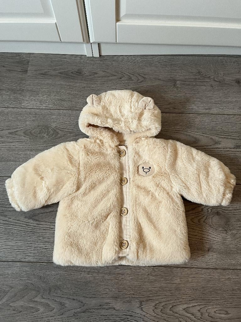 Noukies jas ecru maat 62, Ophalen, Meisje, Zo goed als nieuw, Jasje