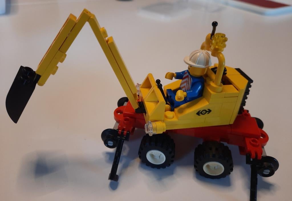 Lego spoorweg reparatie 4525. Zonder doos met instructies., Ophalen of Verzenden