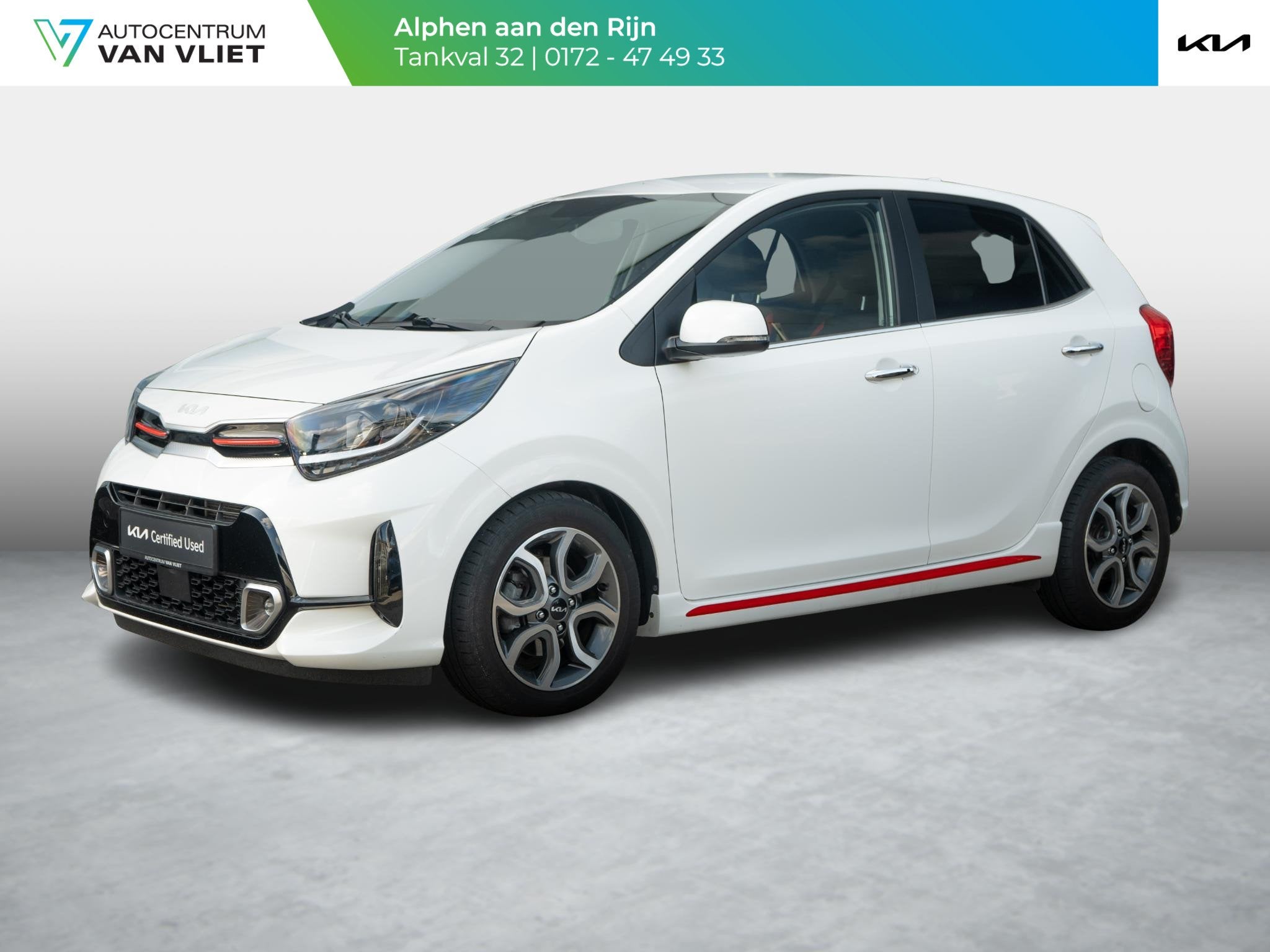 Kia Picanto 1.0 DPi GT-Line | Navi| Clima | Achteruitrijcame, Auto's, Kia, Voorwielaandrijving, 12 maanden, Gebruikt, 4 stoelen