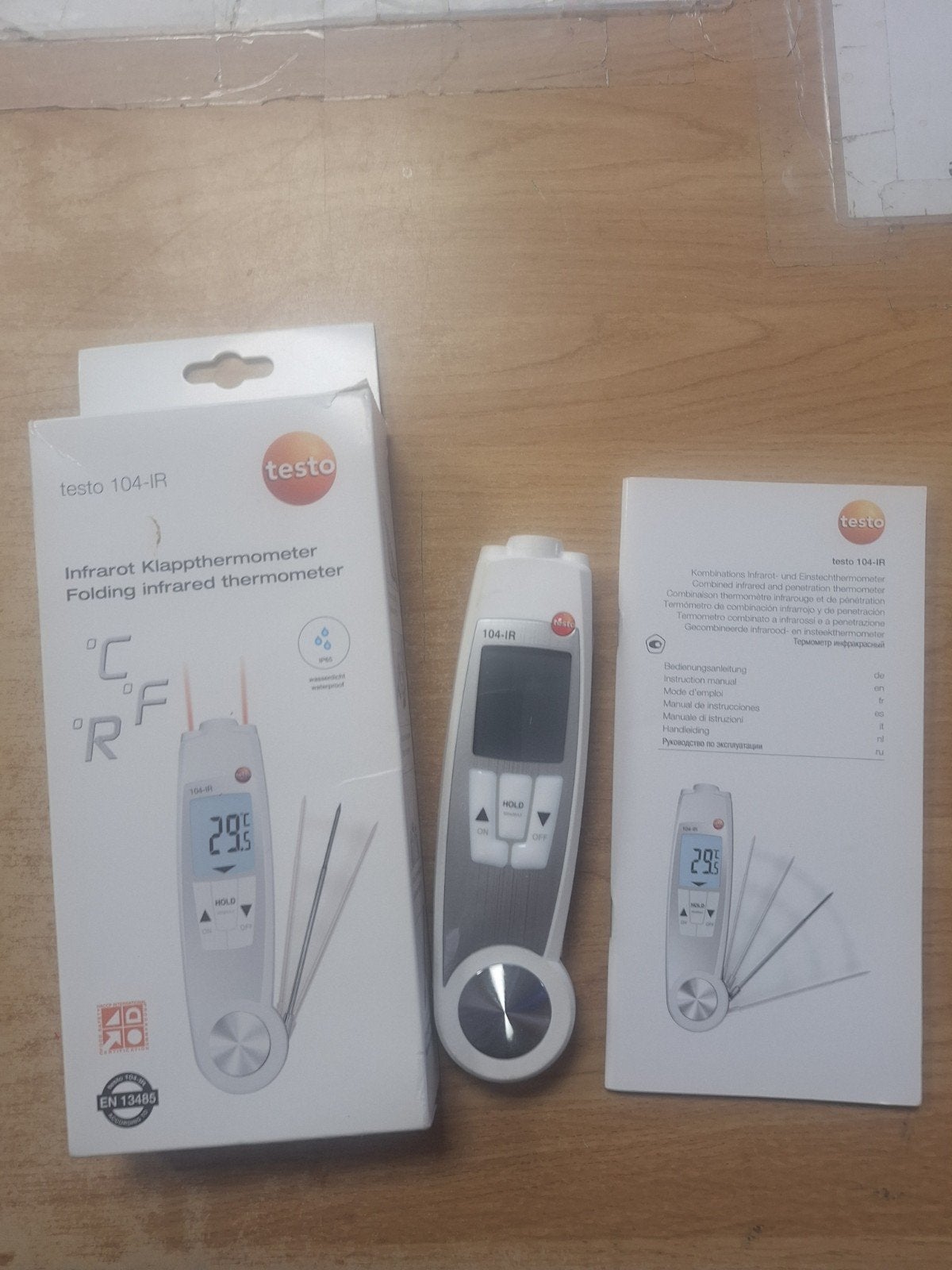 Testo 104-IR Infrarood Klapthermometer, Kunststof, Infraroodthermometer, Nieuw, Ophalen of Verzenden