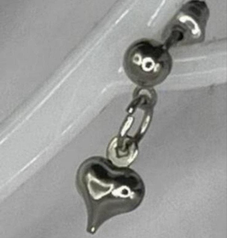 Goudkleurige Oorknopjes met Zilver Steentje, Sieraden, Tassen en Uiterlijk, Oorbellen, Overige materialen, Nieuw, Ophalen of Verzenden