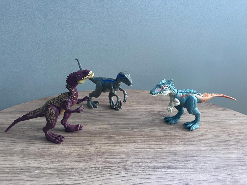 Dino figuren set - Jurassic World, Ophalen of Verzenden, Gebruikt