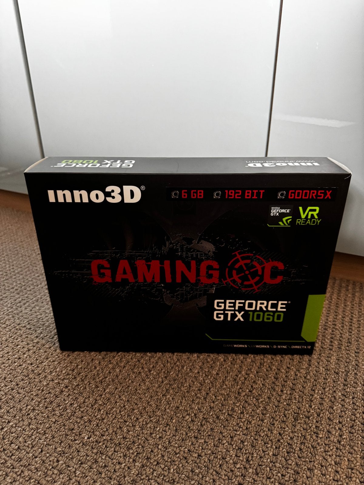 Inno3D GeForce GTX 1060 Gaming OC 6GB Videokaart, Computers en Software, PCI-Express 3, HDMI, Ophalen of Verzenden, Nvidia