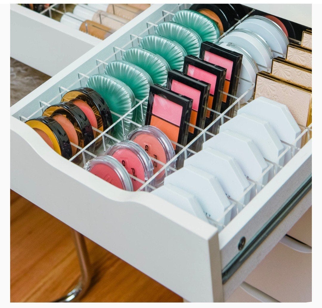 Tidyups makeup compact organizer, perfect voor alex 5 la, Ophalen, Gehele gezicht, Wit, Zo goed als nieuw