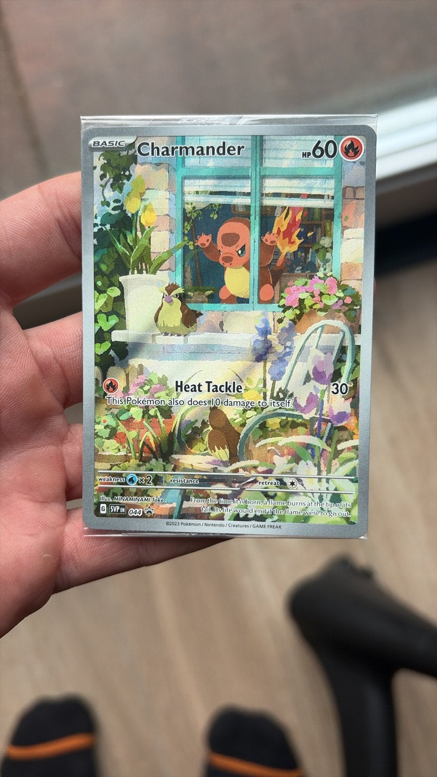 Gesealde Charmander promo 044 Pokémon 2023 Obsidian Flames, Ophalen of Verzenden, Nieuw, Losse kaart