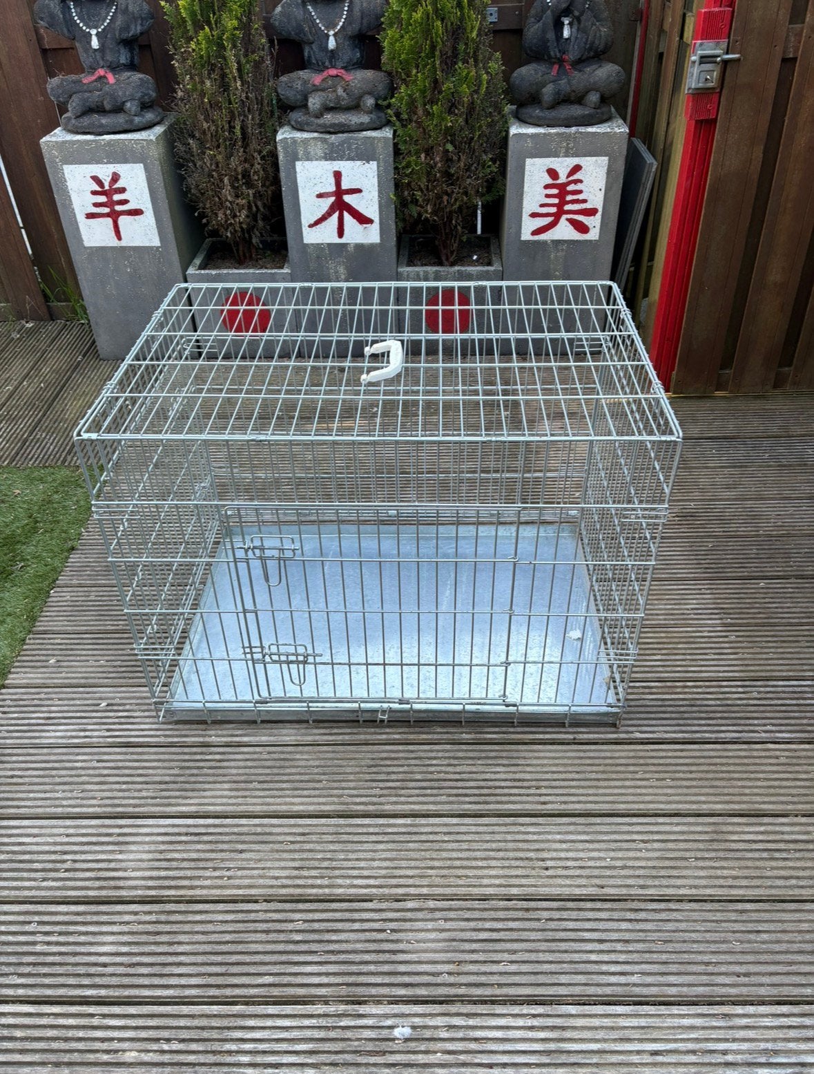 Grote bench, Dieren en Toebehoren, Ophalen, Hondenkennel, Gebruikt, 65 tot 100 cm