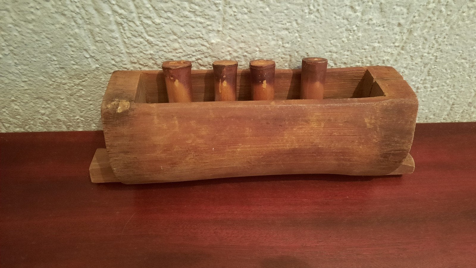 Houten koebel uit Indonesië - Uniek decoratiestuk, Ophalen of Verzenden