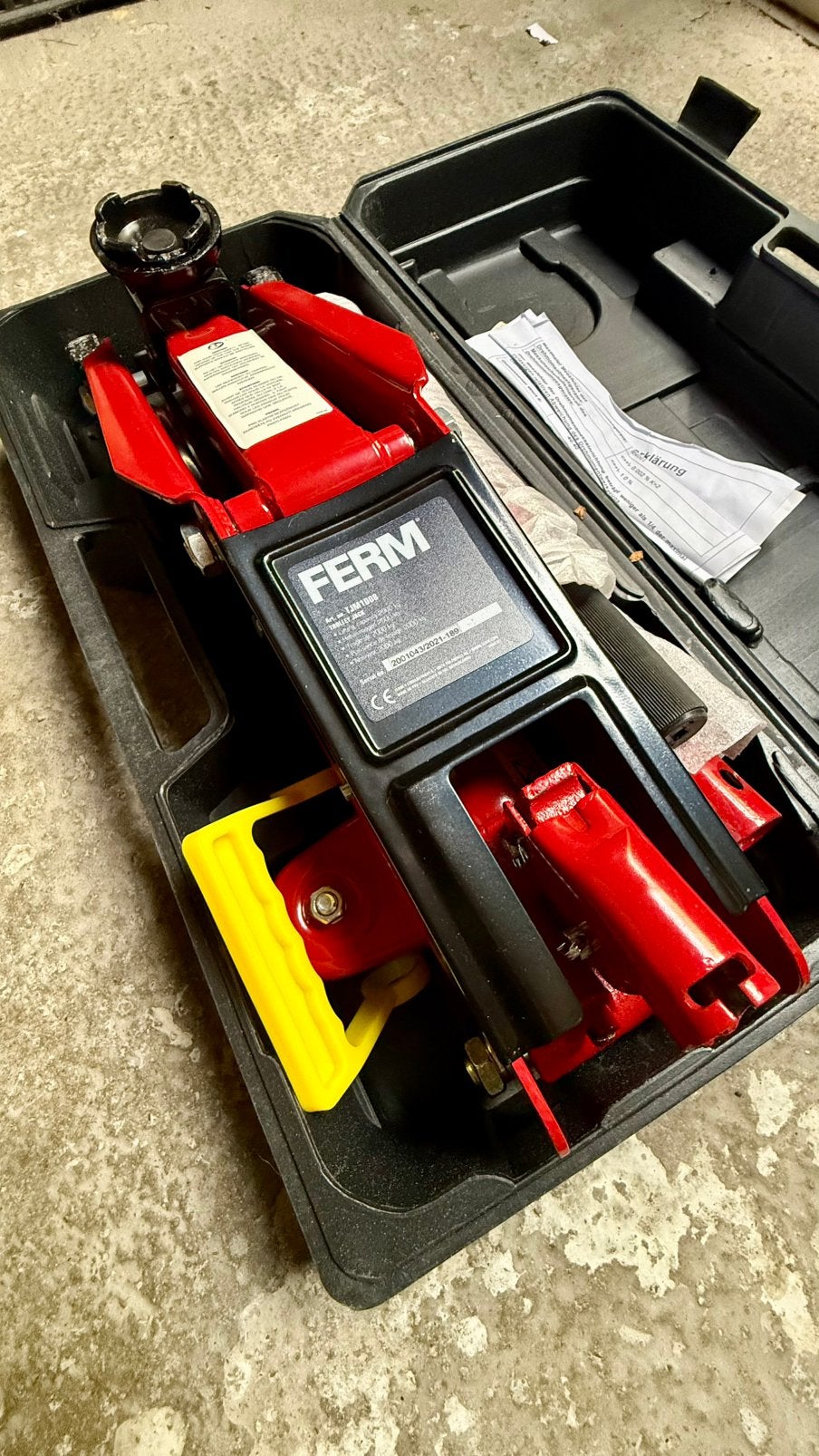 Complete bandenwissel set met hydraulische krik, Ophalen, Gebruikt, Hydraulisch, Garagekrik