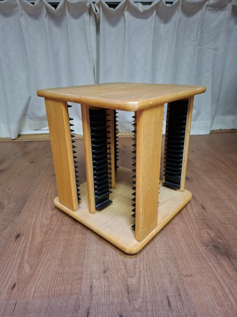 Draaibaar cd rek, Ophalen of Verzenden, Metaal, Cd's