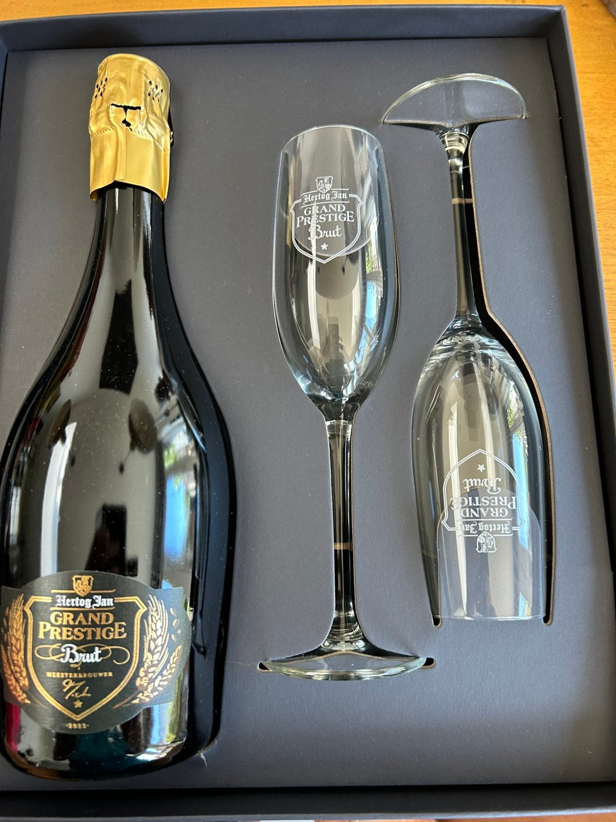 Hertog Jan Grand Prestige Brut, Ophalen of Verzenden, Nieuw, Flesje(s), Hertog Jan