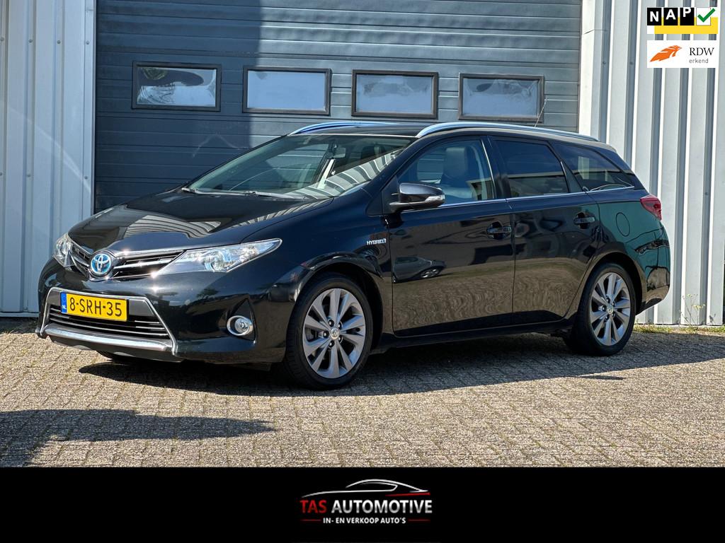 Toyota Auris Touring Sports 1.8 Hybrid Lease PANO/LEER/NAVI, Auto's, Toyota, Bedrijf, Te koop, Auris, ABS, Achteruitrijcamera