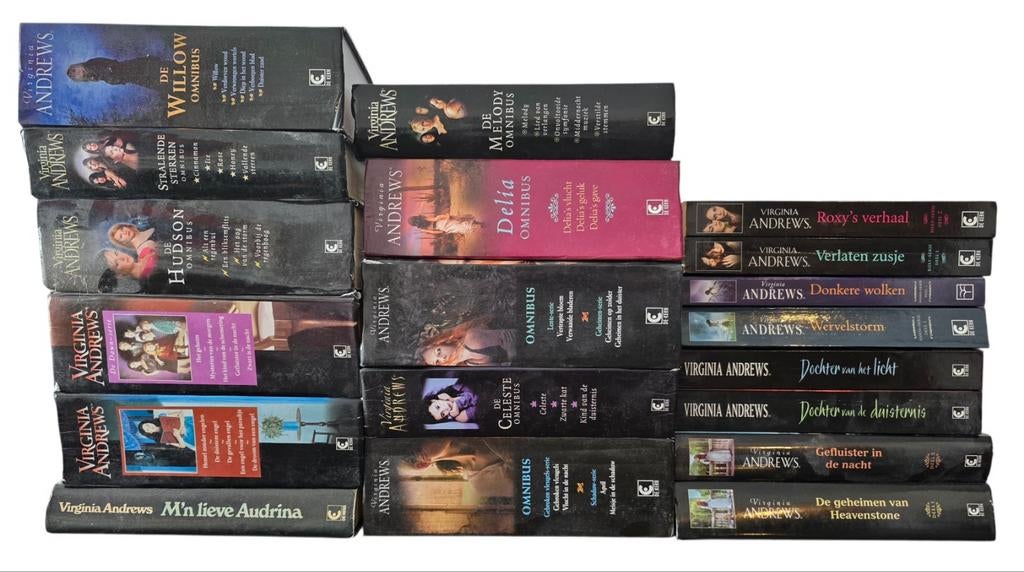 Virginia Andrews - 52 Titels - In omnibussen en Losse boeken, Ophalen of Verzenden, Gelezen