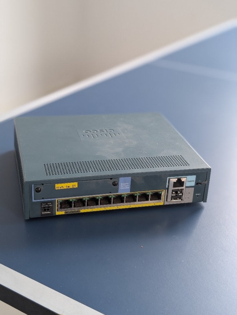 Cisco ASA 5505 Firewall, Ophalen, Gebruikt