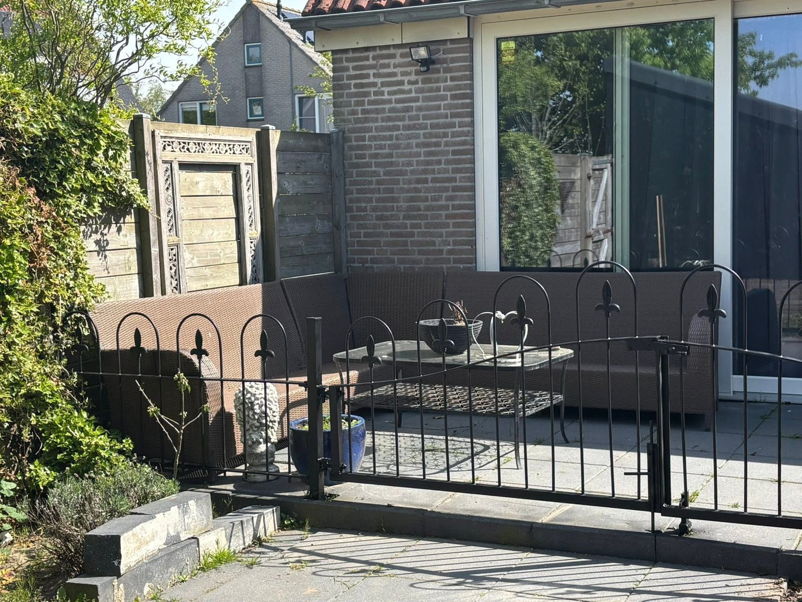 Gietijzeren poort / hekwerk, Ophalen, Gebruikt, IJzer, Sierhekwerk