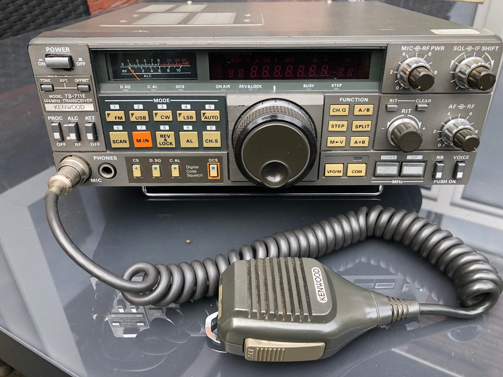 Kenwood TS-711e incl. antenne en coax, Ophalen, Gebruikt, Zender en Ontvanger