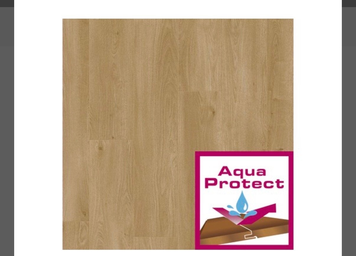 SKANDOR Laminaat 8.0 Watervast Shell Oak - 15,253 m², Ophalen, Nieuw, 10 m² of meer, Hout