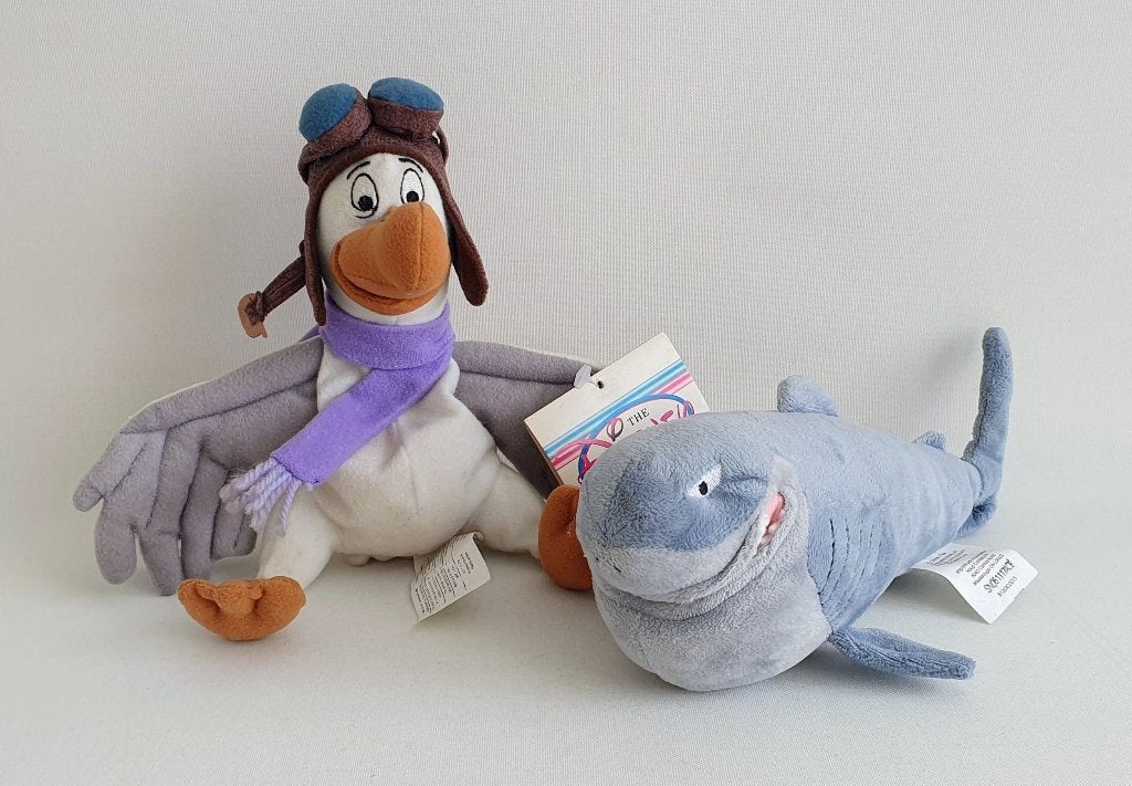 Laatste kans. Bruce de haai en Orville de albatros, Ophalen of Verzenden, Overige figuren, Zo goed als nieuw, Knuffel