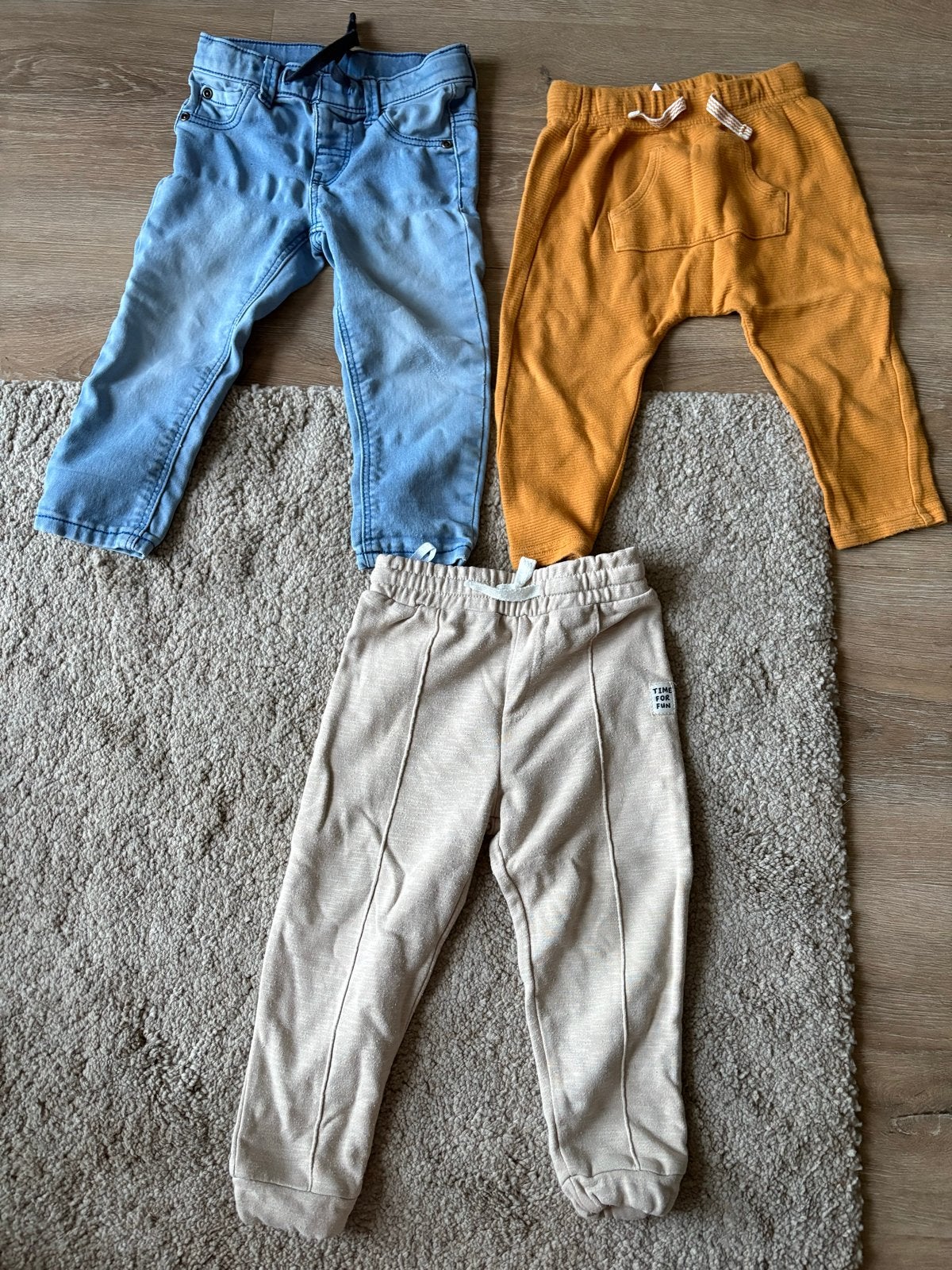 Set van 3 comfortabele babybroekjes maat 86, Ophalen of Verzenden, Gebruikt, Jongetje