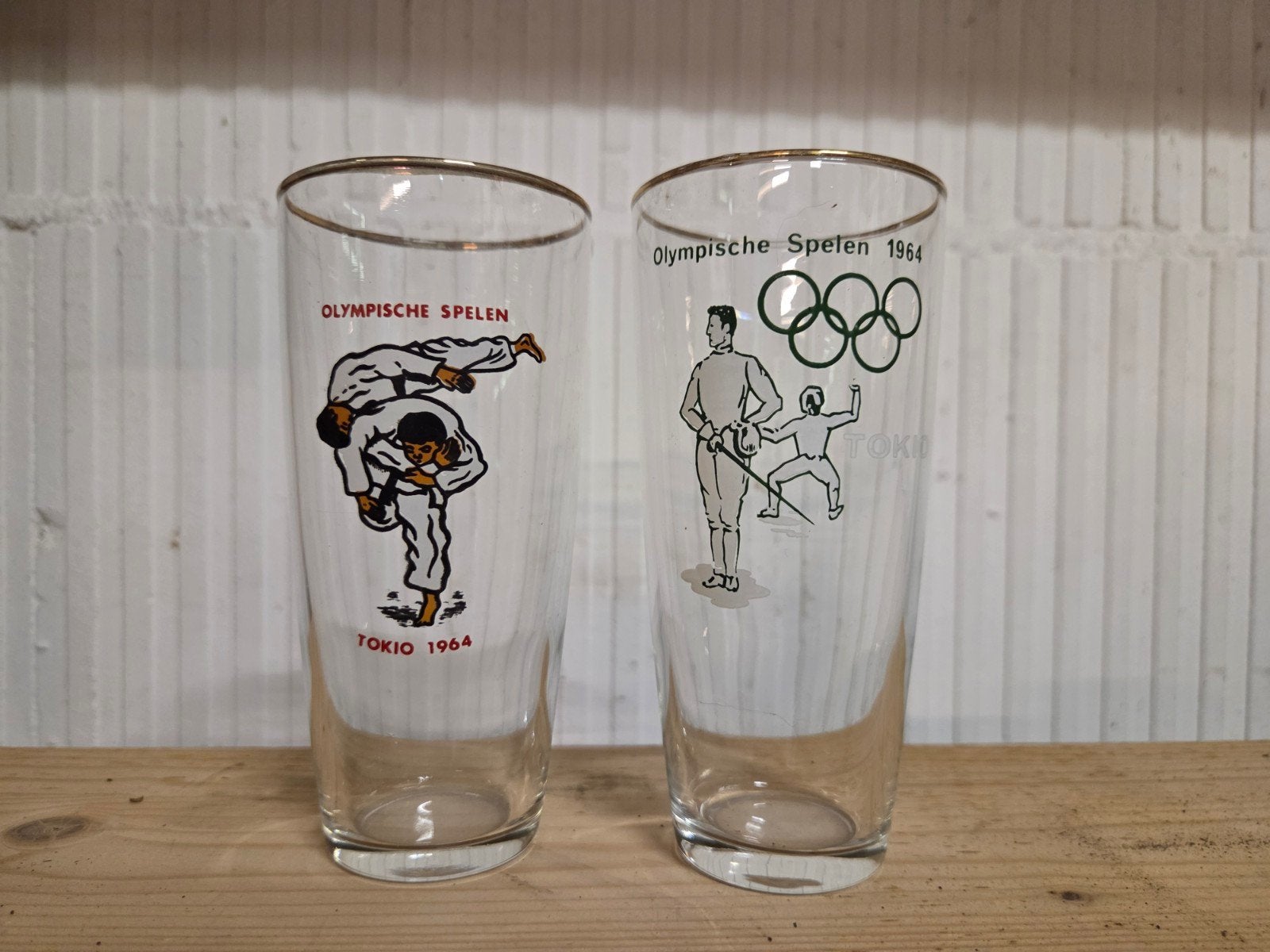 Glazen Olympische spelen 1964, Verzamelen, Ophalen of Verzenden, Zo goed als nieuw, Ajax, Overige typen