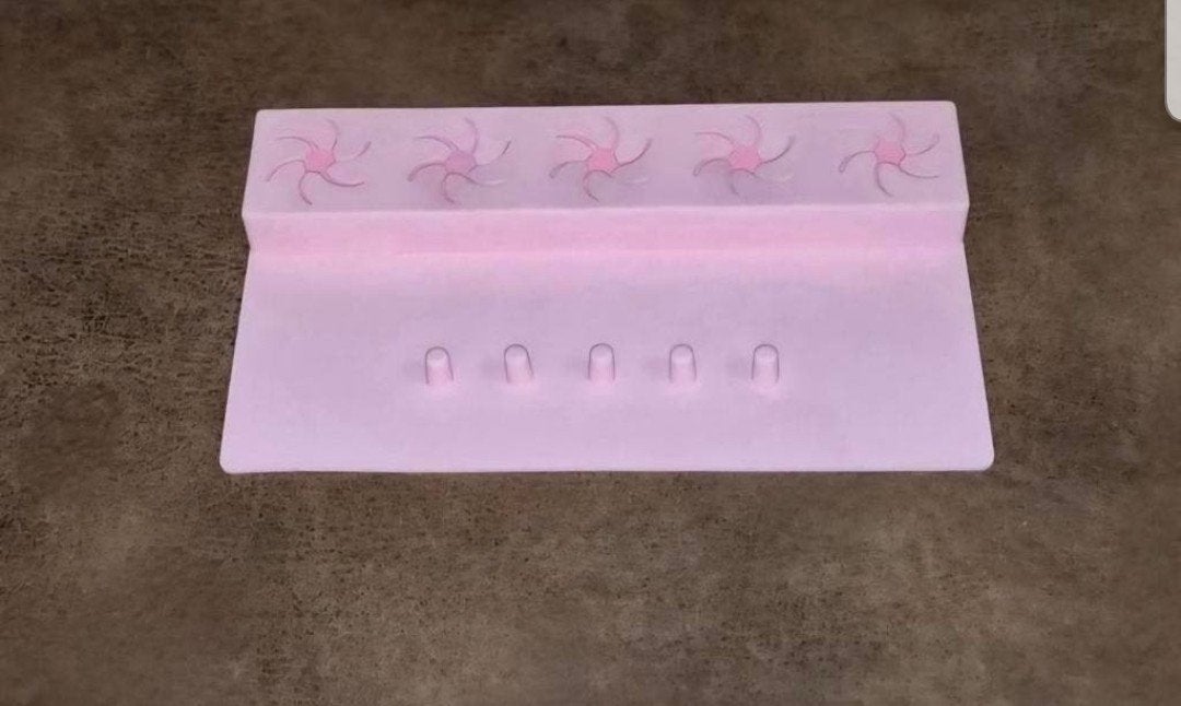 NIEUWE Roze Silicone Nail Art mat, Ophalen of Verzenden, Nieuw, Roze, Handen en Nagels