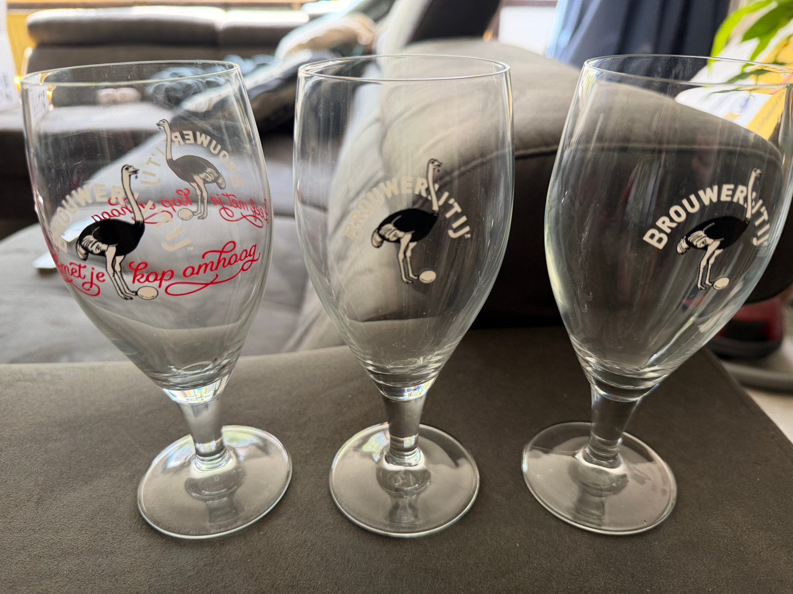 Brouwerij t ij glazen, Ophalen, Zo goed als nieuw, Bierglas
