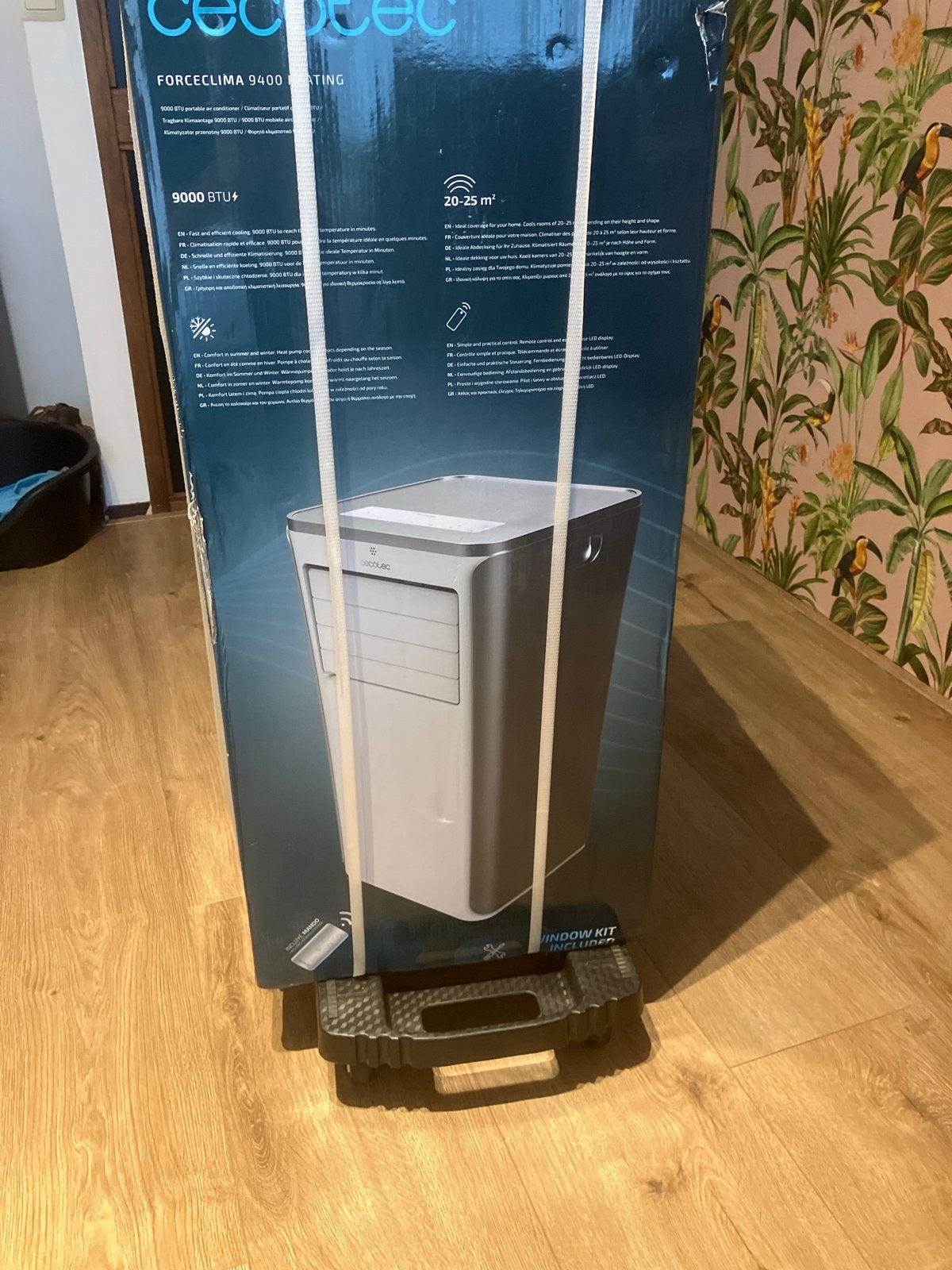 Cecotec ForceClima 9400 Mobiele Airco 9000 BTU+ Nieuw, Ophalen, Minder dan 60 m³, Nieuw, 3 snelheden of meer