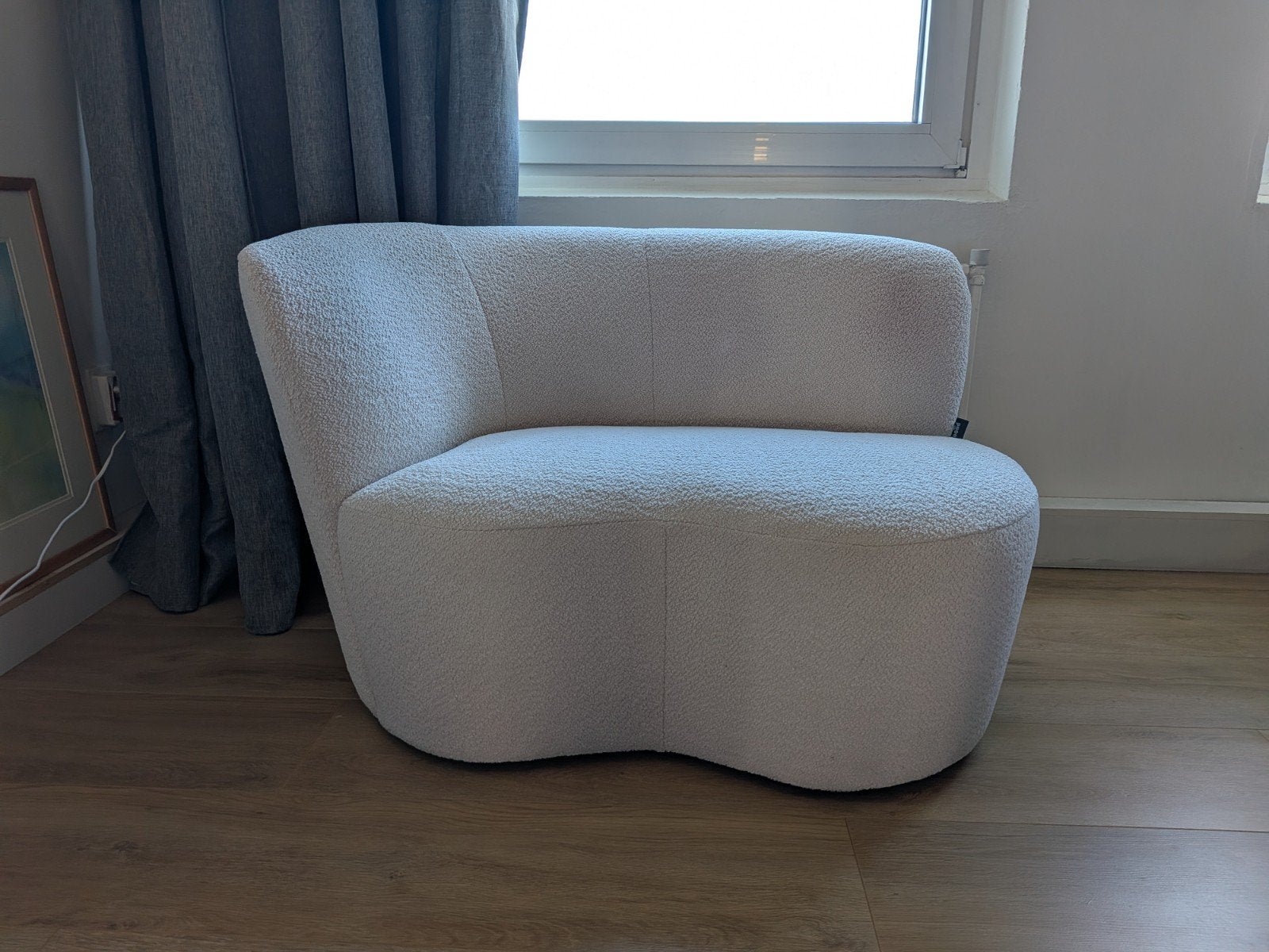 Woood boucle fauteuil, Ophalen, Zo goed als nieuw