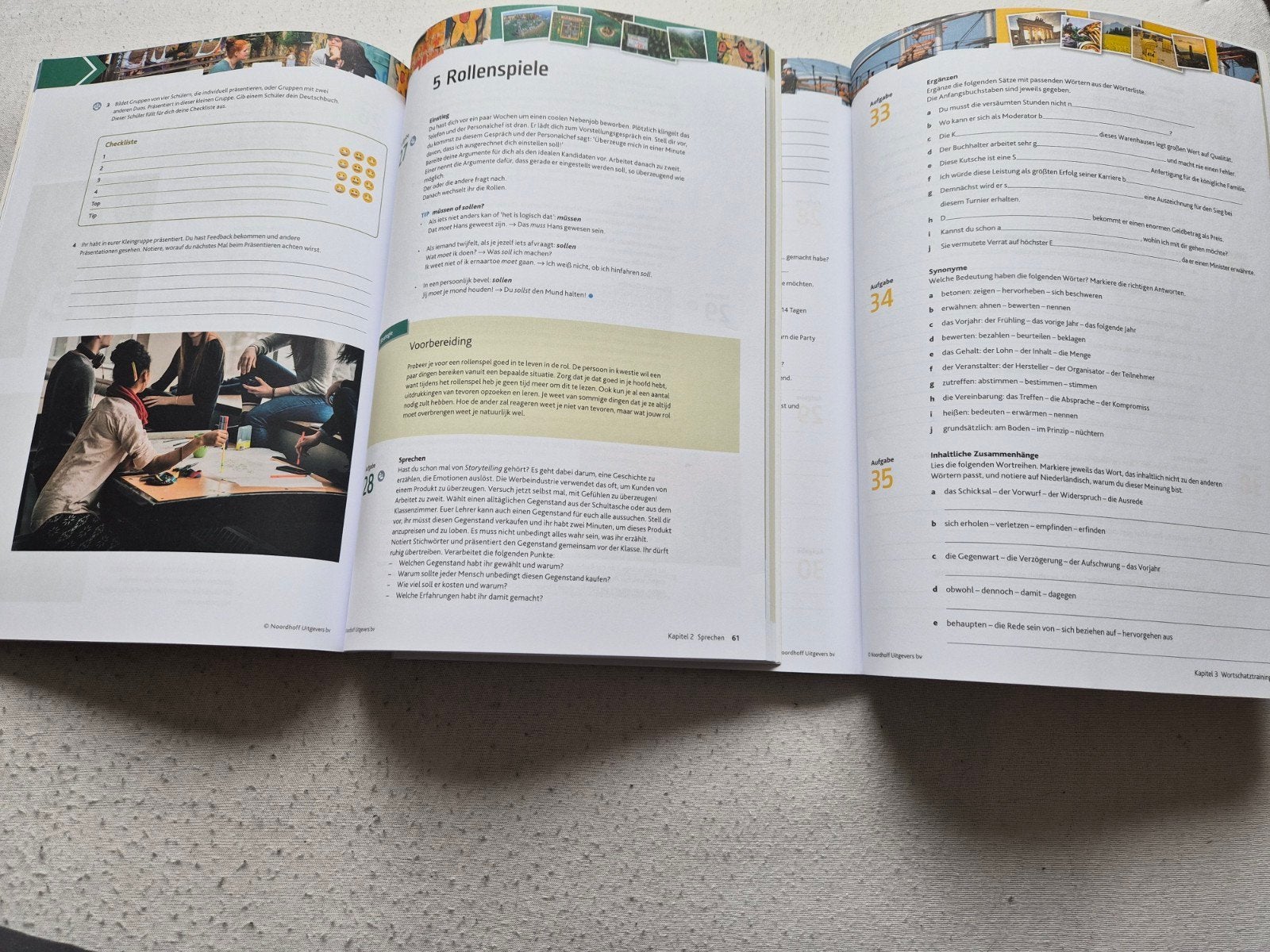 Duits | ERK | ELIZ-boek Deel A en B | Editie 2.1, Gelezen, Noordhoff, Ophalen of Verzenden, Alpha