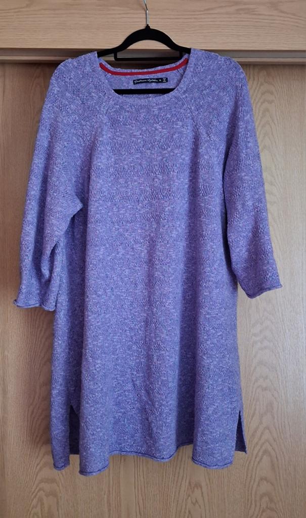 Gudrun Sjödén tuniek trui xl lila, Gudrun Sjödén, Paars, Maat 46/48 (XL) of groter, Ophalen of Verzenden