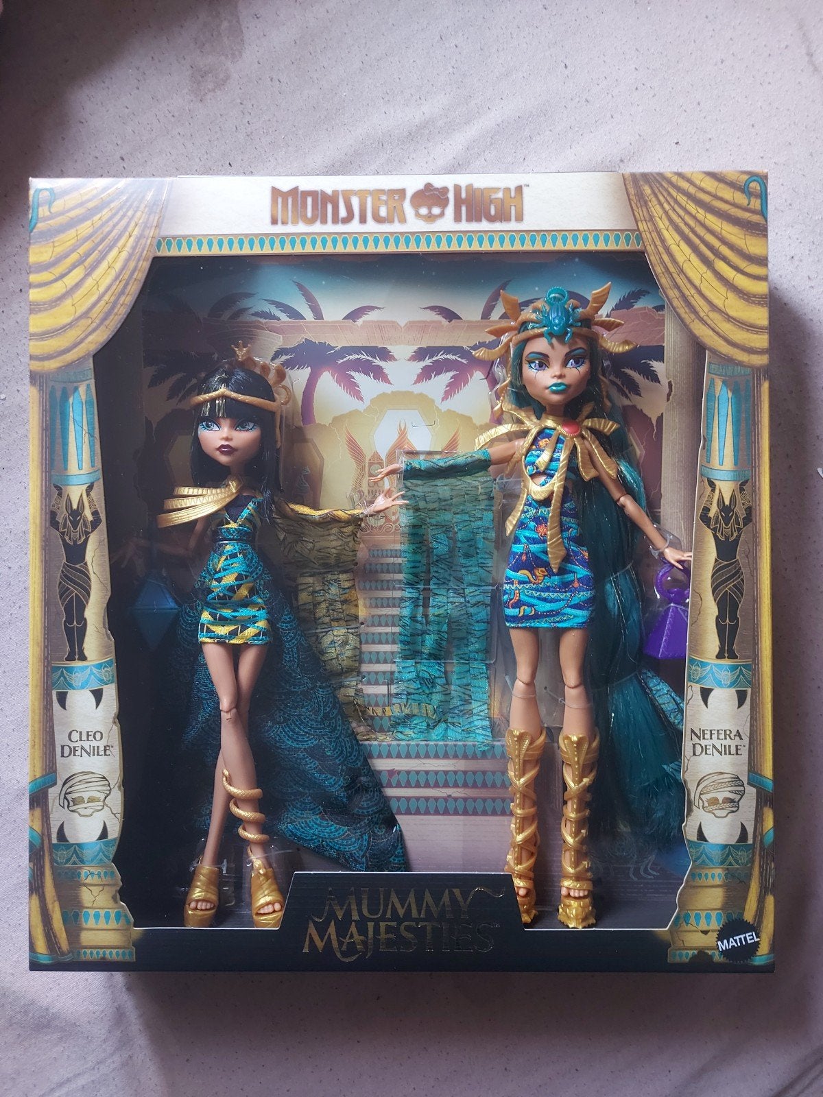 Monster High Mummy Majesties Cleo De Nile & Nefera De Nile, Ophalen of Verzenden, Nieuw, Overige typen