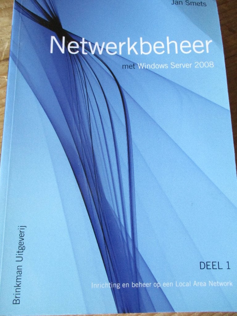 Jan Smets. "Netwerkbeheer met Windows Server 2008; deel 1, Boeken, Informatica en Computer, Gelezen, Overige onderwerpen, Ophalen of Verzenden