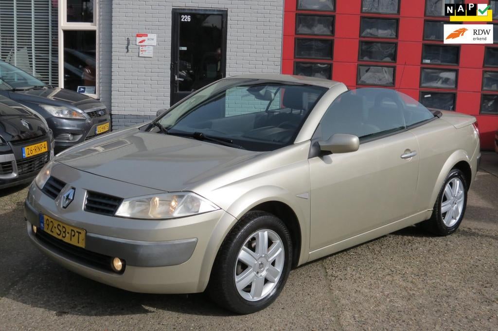 Renault Mégane Coupé-Cabriolet 1.6-16V Privilège Luxe ., Voorwielaandrijving, Gebruikt, 1295 kg, 4 cilinders