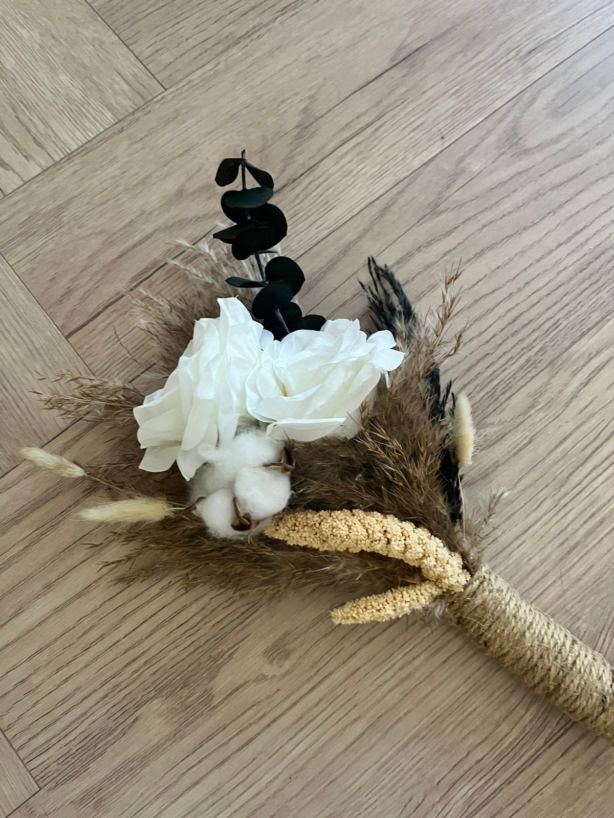 2 handgemaakte sierboeketten van droogbloemen, Ophalen, Nieuw, Accessoires