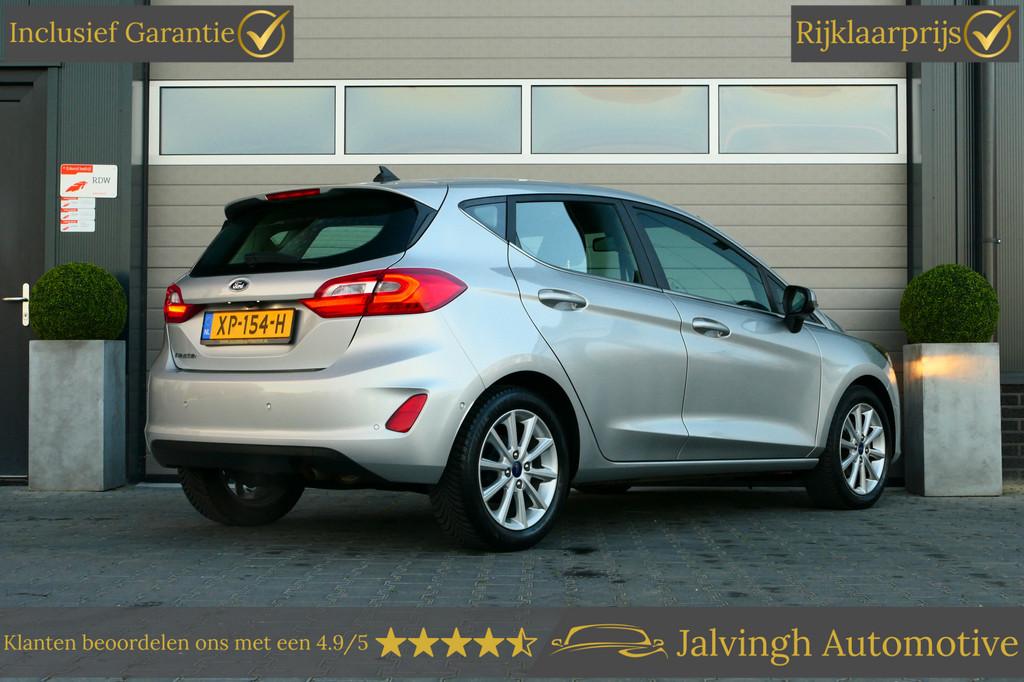 Ford Fiesta 1.0 EcoBoost Titanium |1e EIG!|PDC|Clima|Camera|, Lichtsensor, Gebruikt, Met garantie (alle), 49 €/maand