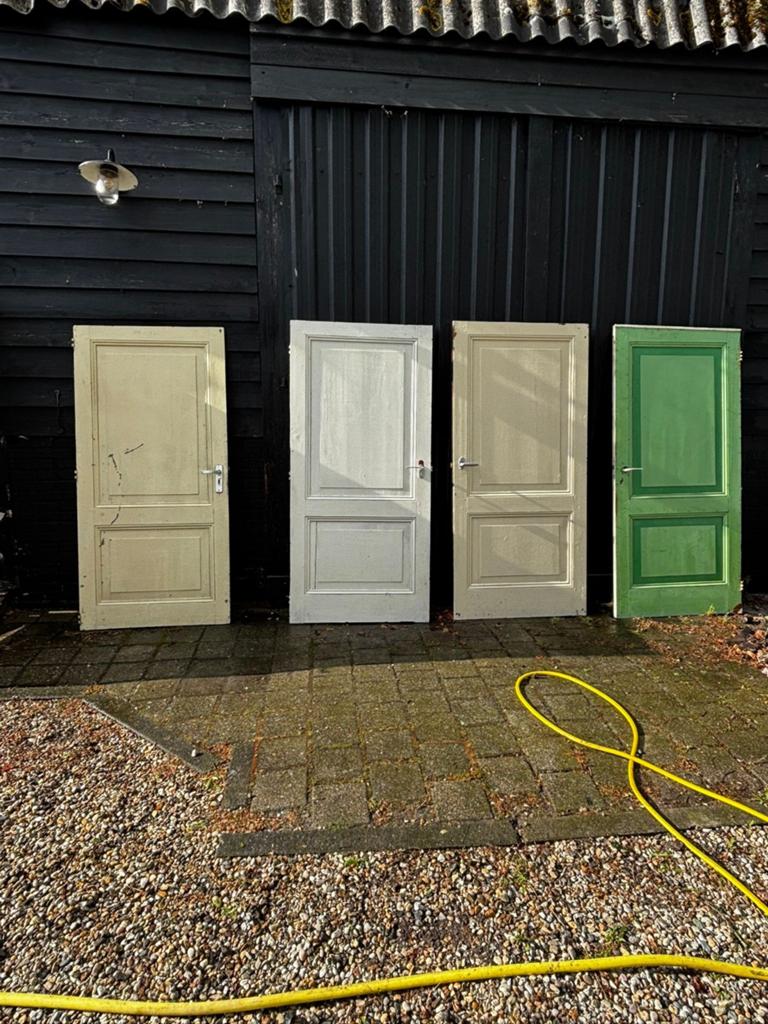 Oude paneeldeuren klassieke stijl, Doe-het-zelf en Verbouw, Deuren en Horren, Ophalen, Gebruikt, Binnendeur, 200 tot 215 cm