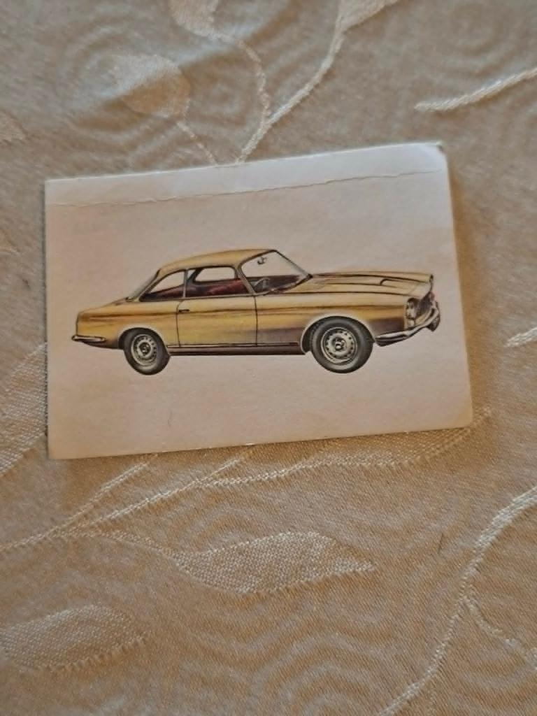 Prentje/Chromo : Gordon-Keeble (Bertone), 1960 tot 1980, Gebruikt, Verzenden, Prent