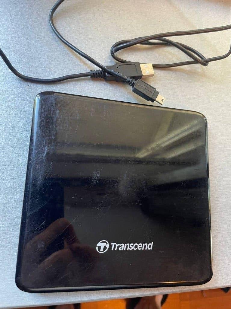 Transcend TS8XDVDS-K Externe DVD-brander - Werkt, Dvd, Zo goed als nieuw, Extern, MacOS