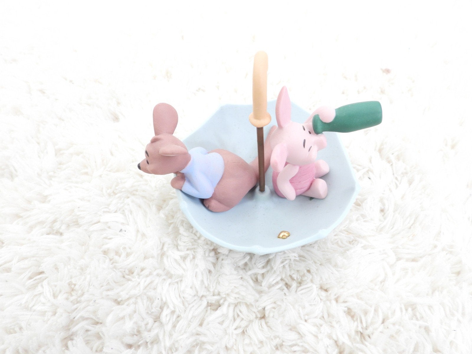 Disney Winnie de Poeh & Vrienden Beeldje - Knorretje & Roe, Ophalen of Verzenden, Zo goed als nieuw, Overige soorten, Beeldje of Figuurtje